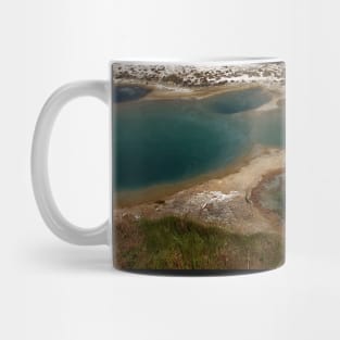Blue Hot Springs Yellowstone Mug